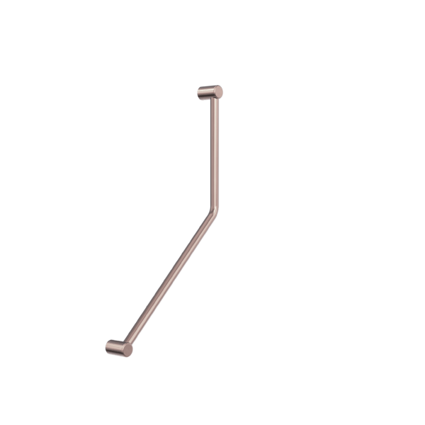 Nero Mecca Care 32mm Ambulant 45 Degree Bent Tube 450X650mm Brushed Bronze - Sydney Home Centre