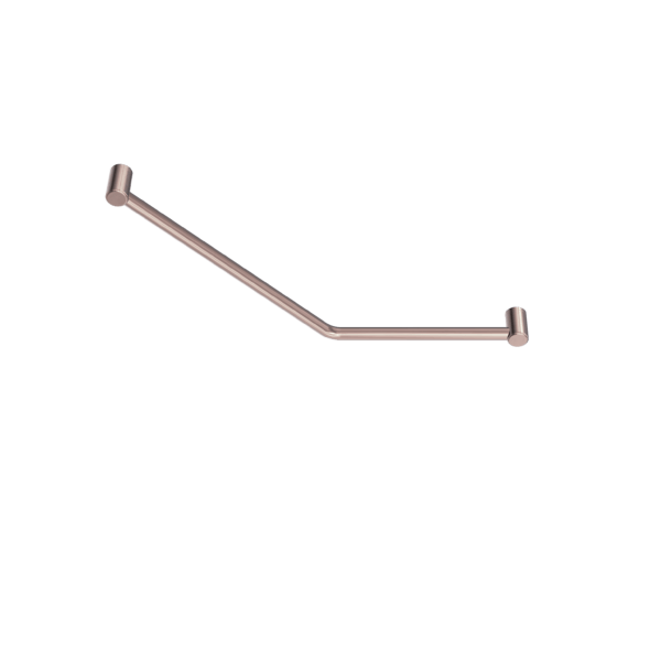 Nero Mecca Care 32mm Ambulant 45 Degree Bent Tube 450X650mm Brushed Bronze - Sydney Home Centre