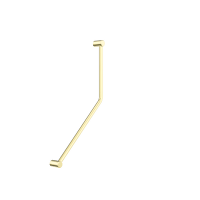 Nero Mecca Care 32mm Ambulant 45 Degree Bent Tube 450X650mm Brushed Gold - Sydney Home Centre