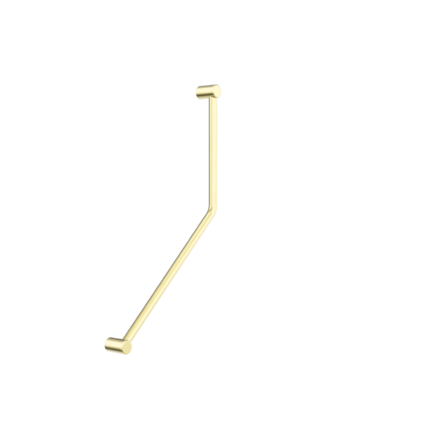 Nero Mecca Care 32mm Ambulant 45 Degree Bent Tube 450X650mm Brushed Gold - Sydney Home Centre