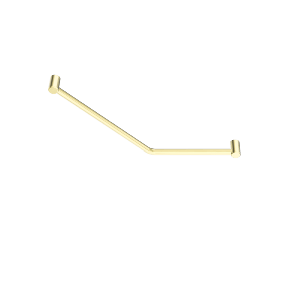 Nero Mecca Care 32mm Ambulant 45 Degree Bent Tube 450X650mm Brushed Gold - Sydney Home Centre