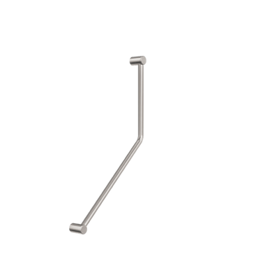 Nero Mecca Care 32mm Ambulant 45 Degree Bent Tube 450X650mm Brushed Nickel - Sydney Home Centre