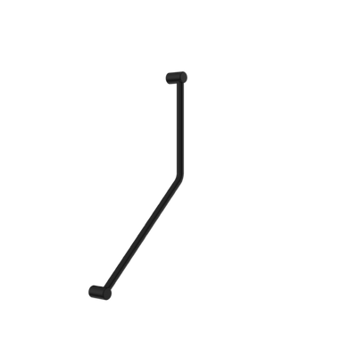 Nero Mecca Care 32mm Ambulant 45 Degree Bent Tube 450X650mm Matte Black - Sydney Home Centre