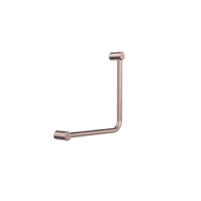 Nero Mecca Care 32mm Ambulant 90Degree Bent Tube 450X450mm Brushed Bronze - Sydney Home Centre