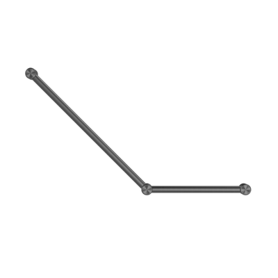 Nero Mecca Care 32mm Ambulant Toilet Grab Rail 45 Degree 750X450mm Gun Metal - Sydney Home Centre