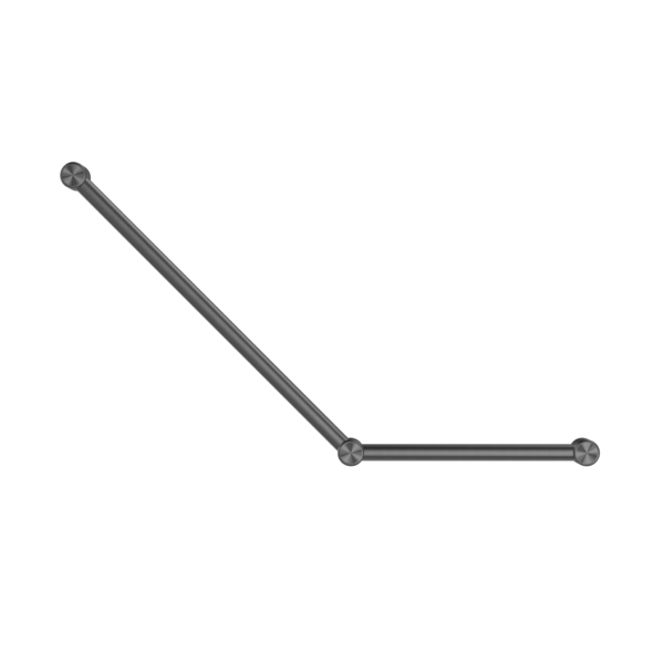 Nero Mecca Care 32mm Ambulant Toilet Grab Rail 45 Degree 750X450mm Gun Metal - Sydney Home Centre