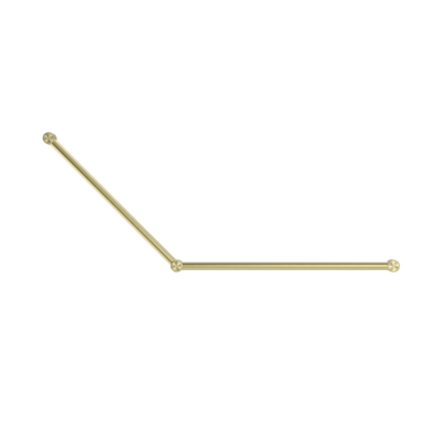 Nero Mecca Care 32mm Dda Grab Rail Set 45 Degree 750X900mm Brushed Gold - Sydney Home Centre