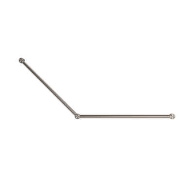 Nero Mecca Care 32mm Dda Grab Rail Set 45 Degree 750X900mm Brushed Nickel - Sydney Home Centre