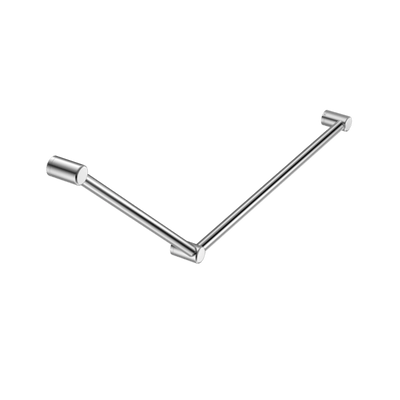 Nero Mecca Care 32mm Dda Grab Rail Set 45 Degree 750X900mm Chrome - Sydney Home Centre