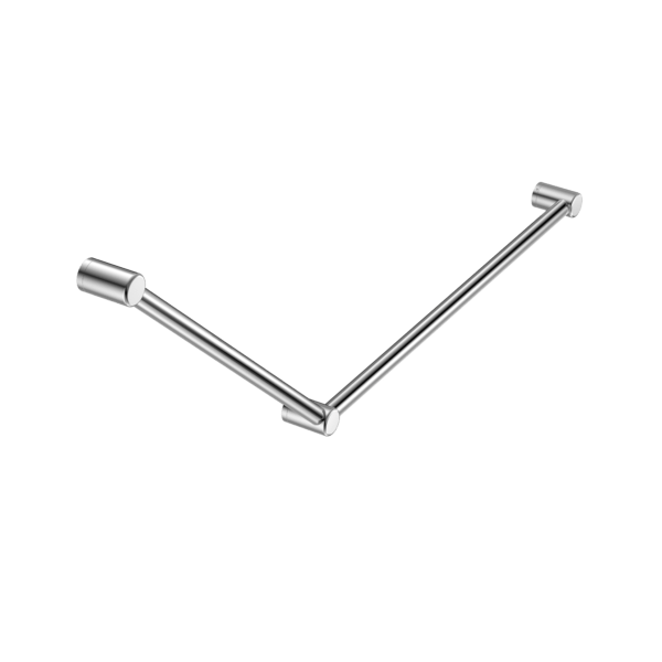 Nero Mecca Care 32mm Dda Grab Rail Set 45 Degree 750X900mm Chrome - Sydney Home Centre