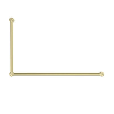 Nero Mecca Care 32mm Dda Grab Rail Set 90 Degree 600X1000mm Brushed Gold - Sydney Home Centre