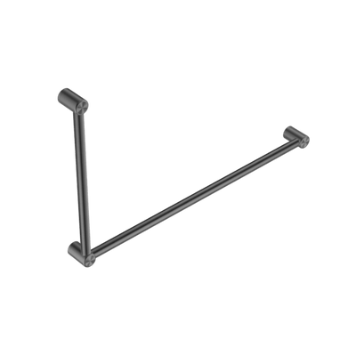 Nero Mecca Care 32mm Dda Grab Rail Set 90 Degree 600X1000mm Gun Metal - Sydney Home Centre