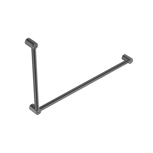 Nero Mecca Care 32mm Dda Grab Rail Set 90 Degree 600X1000mm Gun Metal - Sydney Home Centre