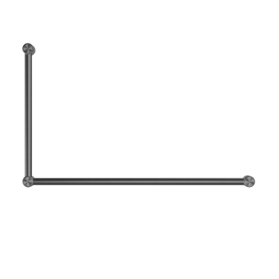 Nero Mecca Care 32mm Dda Grab Rail Set 90 Degree 600X1000mm Gun Metal - Sydney Home Centre