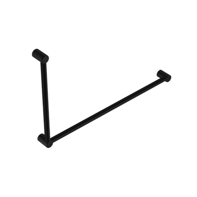 Nero Mecca Care 32mm Dda Grab Rail Set 90 Degree 600X1000mm Matte Black - Sydney Home Centre