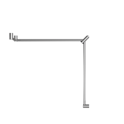 Nero Mecca Care 32mm Dda Toilet Grab Rail Set 90 Degree Continuous 600X1065X1025mm Chrome - Sydney Home Centre