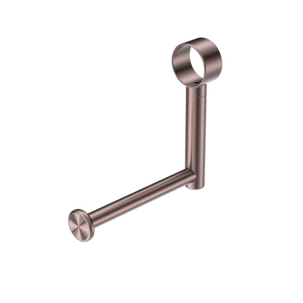 Nero Mecca Care Add On Toilet Roll Holder Brushed Bronze - Sydney Home Centre