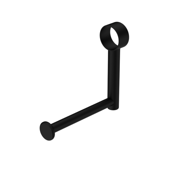 Nero Mecca Care Add On Toilet Roll Holder Matte Black - Sydney Home Centre