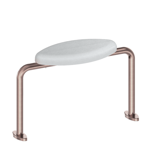 Nero Mecca Care Dda Toilet Backrest Brushed Bronze - Sydney Home Centre