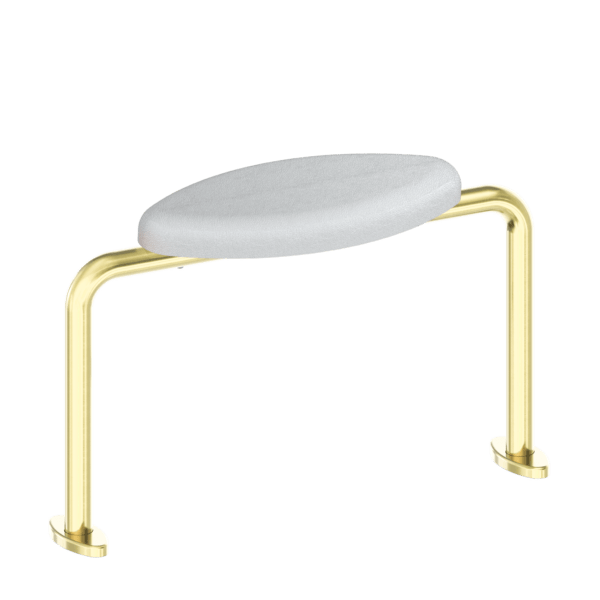 Nero Mecca Care Dda Toilet Backrest Brushed Gold - Sydney Home Centre