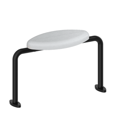 Nero Mecca Care Dda Toilet Backrest Matte Black - Sydney Home Centre