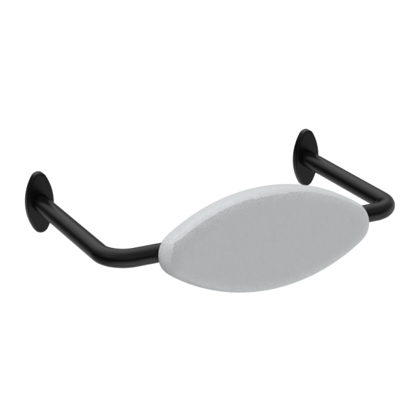 Nero Mecca Care Dda Toilet Backrest Matte Black - Sydney Home Centre