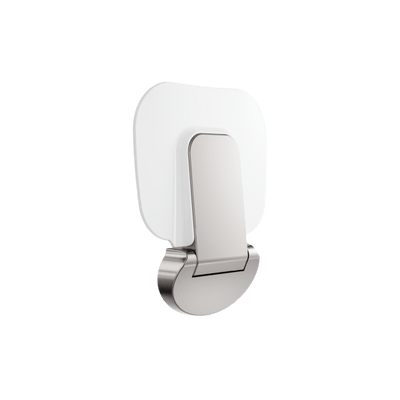 Nero Mecca Care Shower Seat 400×330mm Brushed Nickel - Sydney Home Centre