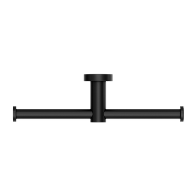 Nero Mecca Double Toilet Roll Holder Matte Black - Sydney Home Centre