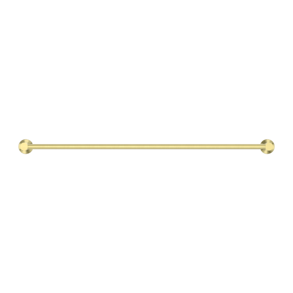 Nero Mecca Double Towel Rail 800mm Brushed Gold - Sydney Home Centre