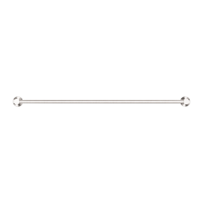 Nero Mecca Double Towel Rail 800mm Brushed Nickel - Sydney Home Centre