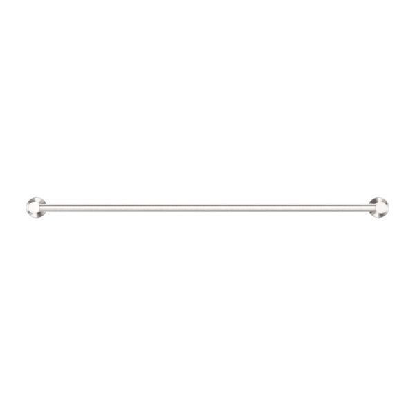 Nero Mecca Double Towel Rail 800mm Brushed Nickel - Sydney Home Centre