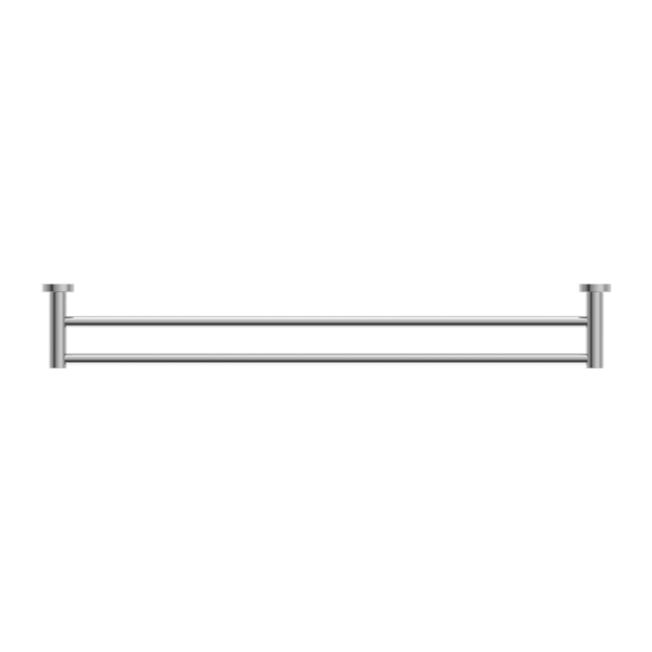 Nero Mecca Double Towel Rail 800mm Chrome - Sydney Home Centre