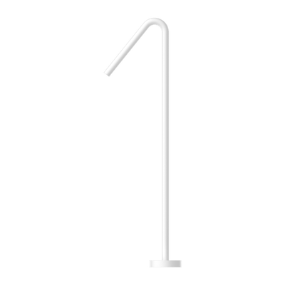 Nero Mecca Floor Standing Bath Spout Only Matte White - Sydney Home Centre