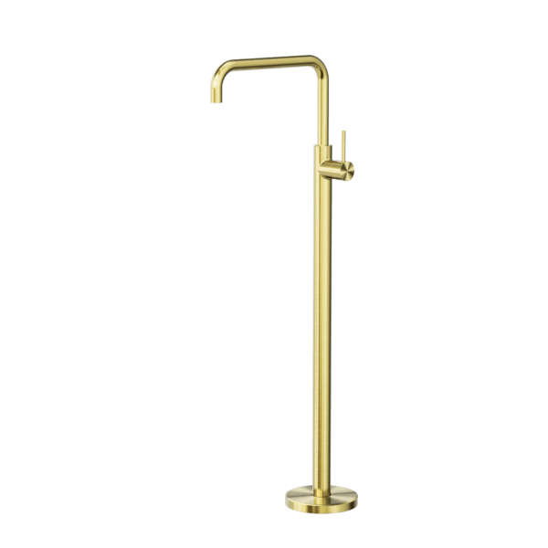 Nero Mecca Free Standing Bath Mixer Square Shape Brushed Gold - Sydney Home Centre