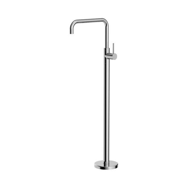 Nero Mecca Free Standing Bath Mixer Square Shape Chrome - Sydney Home Centre