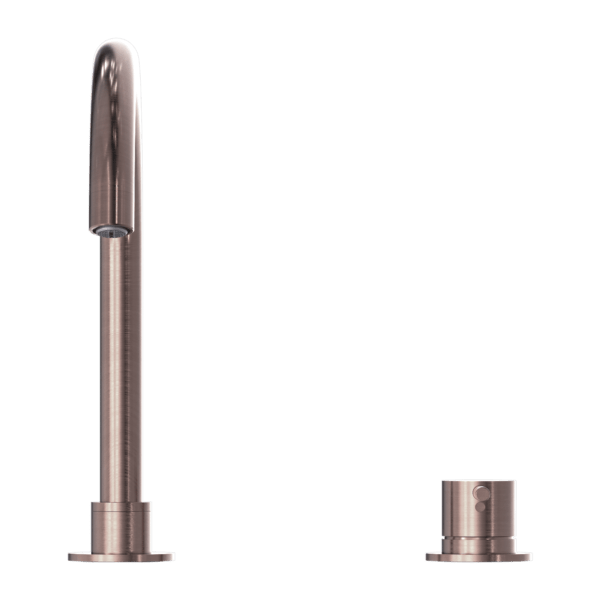 Nero Mecca Hob Basin Mixer Round Spout Brushed Bronze - Sydney Home Centre