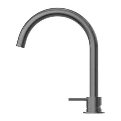 Nero Mecca Hob Basin Mixer Round Spout Gun Metal - Sydney Home Centre