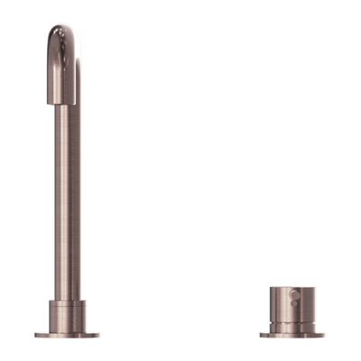 Nero Mecca Hob Basin Mixer Square Spout Brushed Bronze - Sydney Home Centre