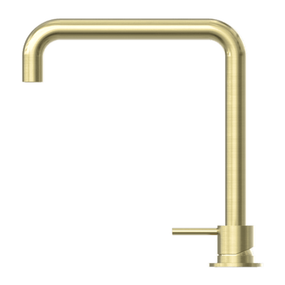 Nero Mecca Hob Basin Mixer Square Spout Brushed Gold - Sydney Home Centre