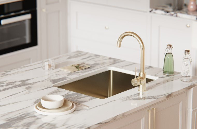 Nero Mecca Kitchen Mixer Brushed Gold - Sydney Home Centre