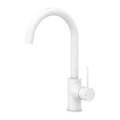 Nero Mecca Kitchen Mixer Matte White - Sydney Home Centre