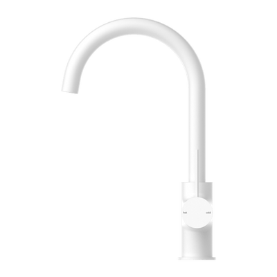 Nero Mecca Kitchen Mixer Matte White - Sydney Home Centre