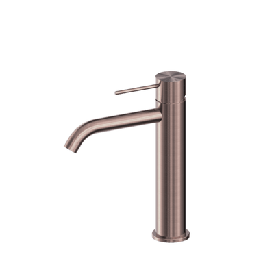 Nero Mecca Middle Tall Basin Mixer Brushed Bronze - Sydney Home Centre