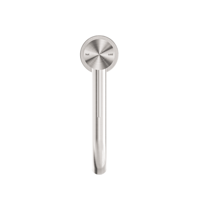 Nero Mecca Middle Tall Basin Mixer Brushed Nickel - Sydney Home Centre