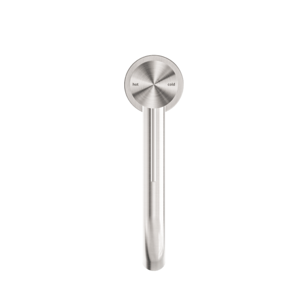 Nero Mecca Middle Tall Basin Mixer Brushed Nickel - Sydney Home Centre