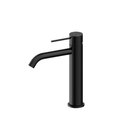 Nero Mecca Middle Tall Basin Mixer Matte Black - Sydney Home Centre