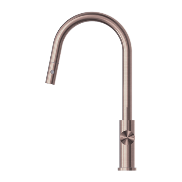 Nero Mecca Pull Out Sink Mixer With Vegie Spray Function Brushed Bronze - Sydney Home Centre