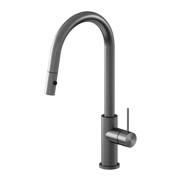 Nero Mecca Pull Out Sink Mixer With Vegie Spray Function Gun Metal - Sydney Home Centre