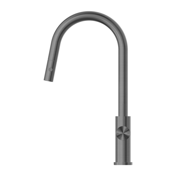 Nero Mecca Pull Out Sink Mixer With Vegie Spray Function Gun Metal - Sydney Home Centre