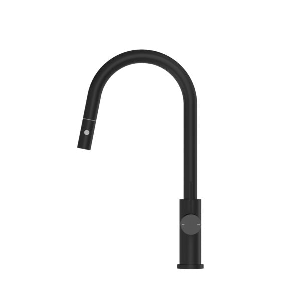 Nero Mecca Pull Out Sink Mixer With Vegie Spray Function Matte Black - Sydney Home Centre